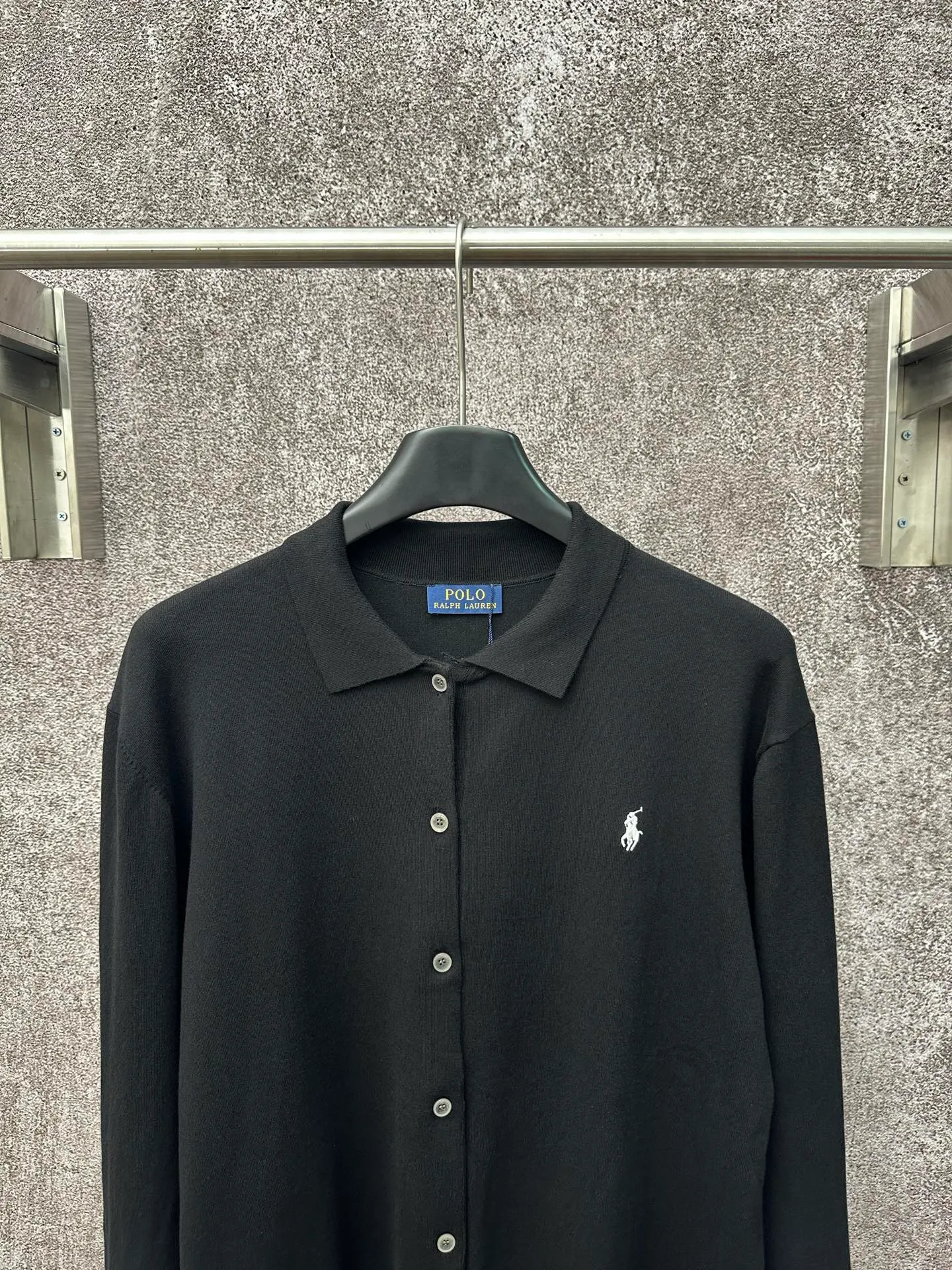 P470 POLO Ralph Lauren 25ss new pony embroidered long-sleeved lapel cardigan Size: S M L XL